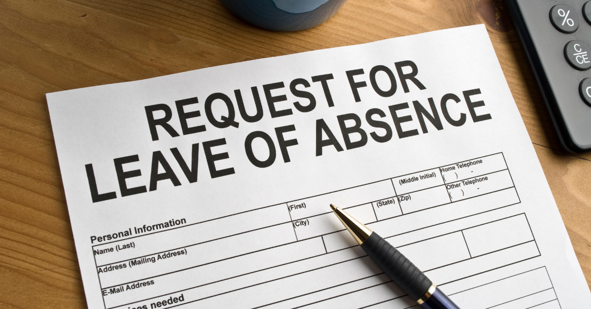 Manual Leave Application Form