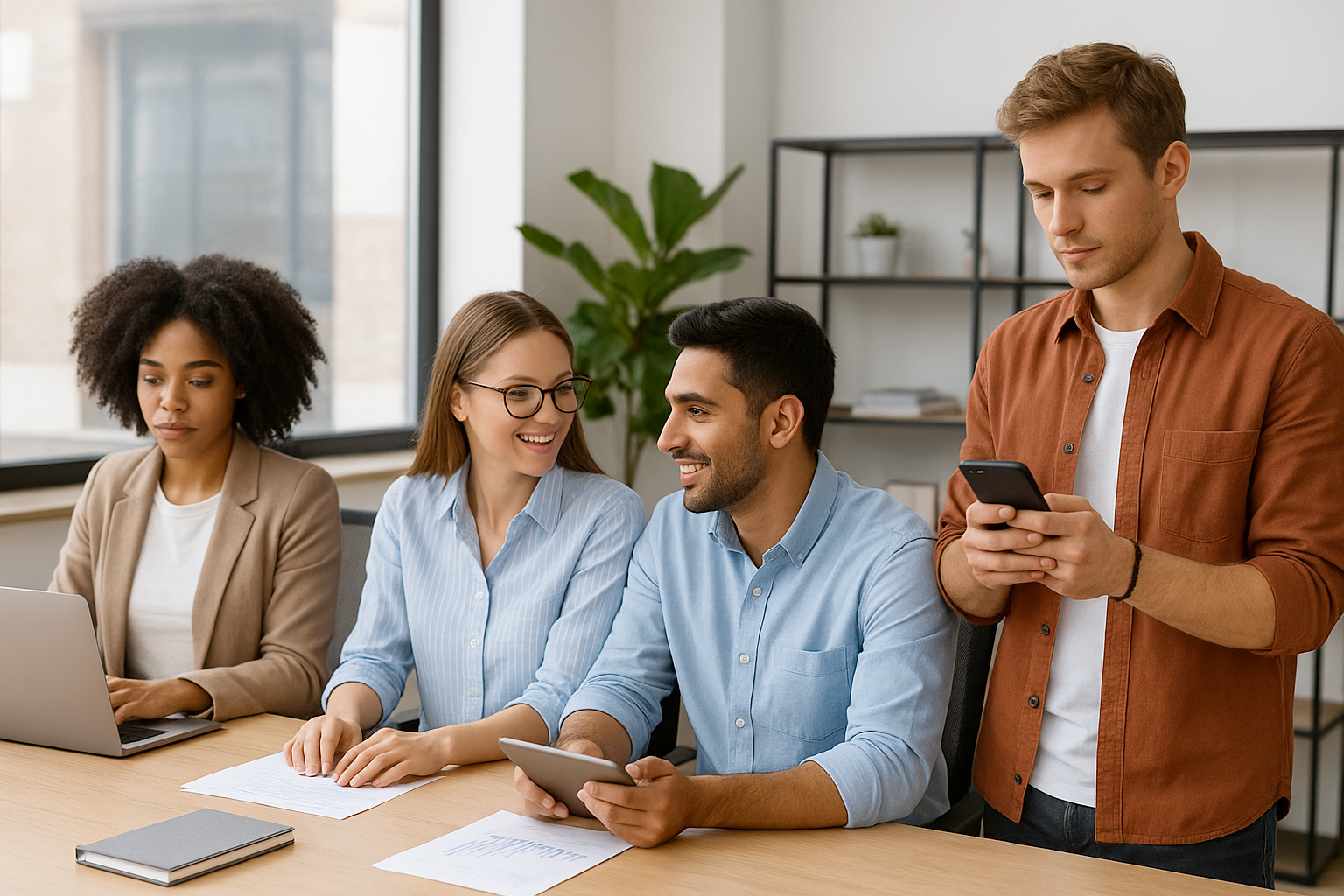 People Working in an Office