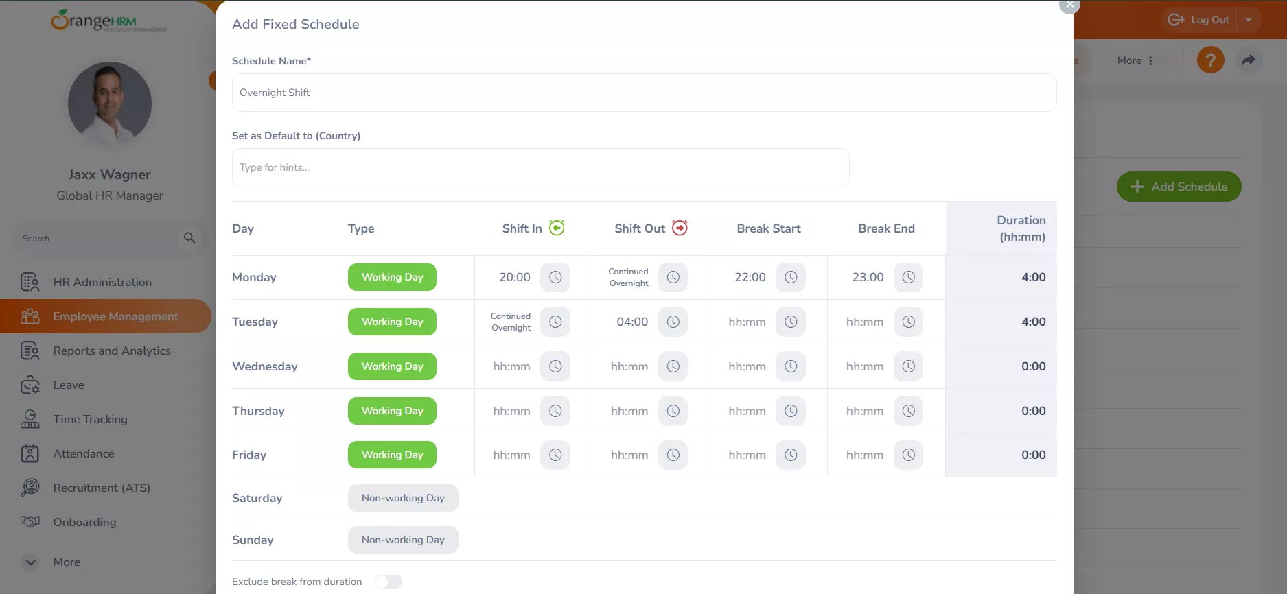 Streamline Staff Scheduling with Work Schedules