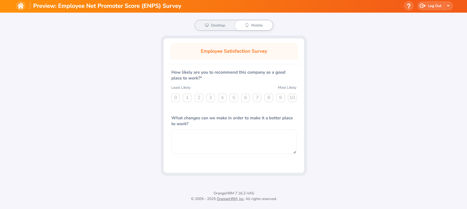 Desktop or Mobile Visibility